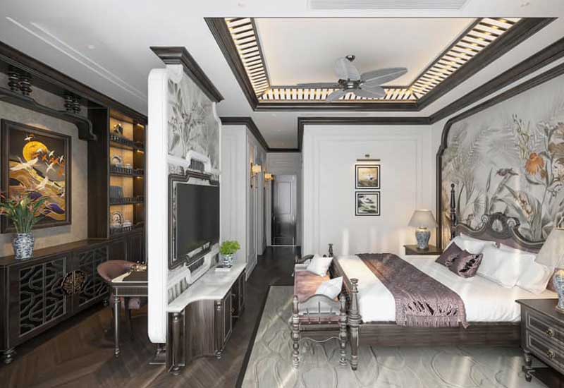 Nội thất phòng ngủ indochine