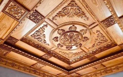 Thi Công Trần Gỗ Gõ Đỏ – Tăng Giá Trị Thẩm Mỹ Cho Không Gian Sống